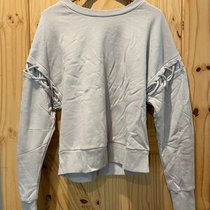 Alo Yoga Crew Top with Braid Detail